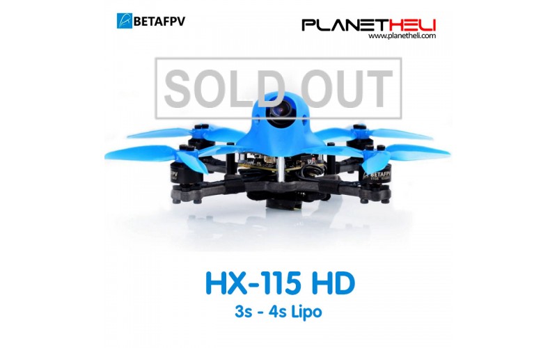 BETAFPV HX115 HD Ripper 3-4s Toothpick Quadcopter FRSKY